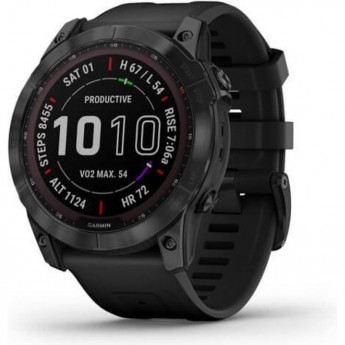 Часы GARMIN FENIX 7X SAPPHIRE SOLAR BLACK DLC TITANIUM WITH BLACK BAND Часы GARMIN FENIX 7X SAPPHIRE SOLAR BLACK DLC TITANIUM WITH BLACK BAND