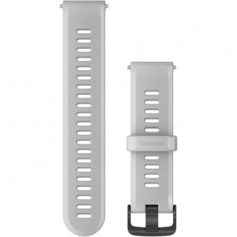 Ремешок GARMIN QUICK RELEASE BANDS 18 MM WATCH BANDS WHITESTONE SILICONE WITH SLATE HARDWARE